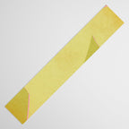 Abstract green and pink shapes Table Runner Gallery Image 3