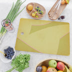 Abstract green and pink shapes Cutting Board Gallery Image 2