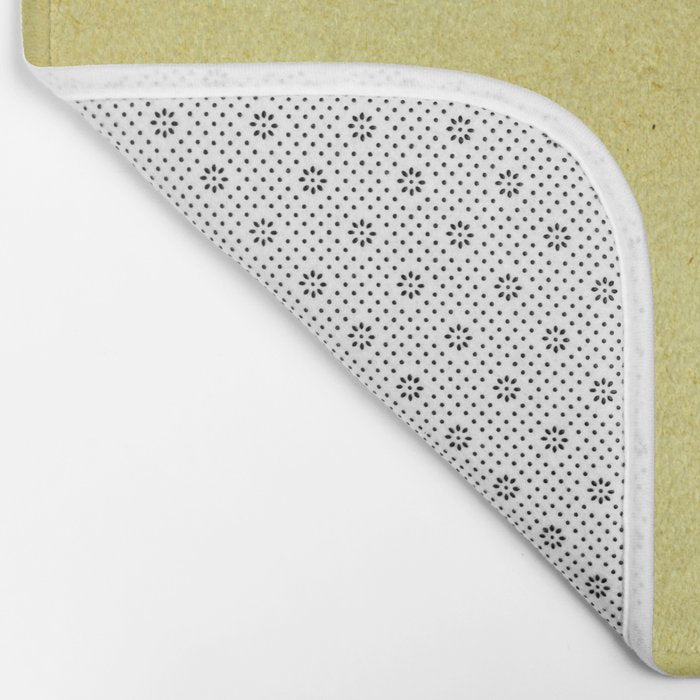 Abstract green and pink shapes Bath Mat Gallery Image 2