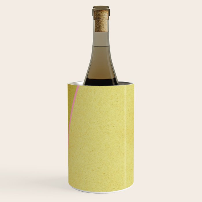 Abstract green and pink shapes Wine Chiller Gallery Image 2