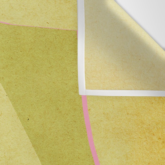 Abstract green and pink shapes Wall Tapestry Gallery Image 3