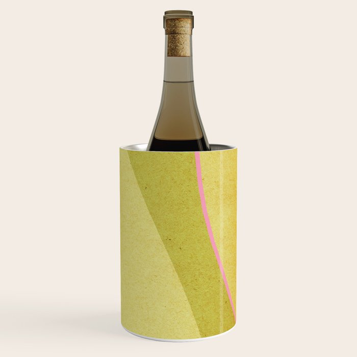 Abstract green and pink shapes Wine Chiller Gallery Image 3