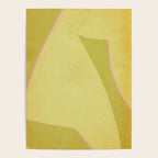 Abstract green and pink shapes Poster Gallery Image 4