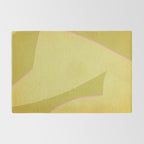 Abstract green and pink shapes Rug Gallery Image 2