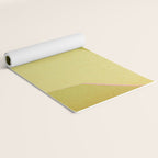 Abstract green and pink shapes Yoga Mat Gallery Image 2