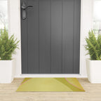 Abstract green and pink shapes Welcome Mat Gallery Image 3