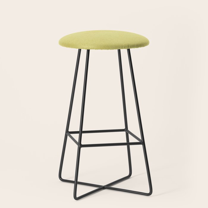 Abstract green and pink shapes Stool Gallery Image 1