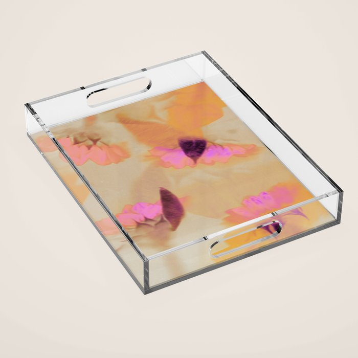 Digital Bloom #1 Acrylic Tray Gallery Image 1