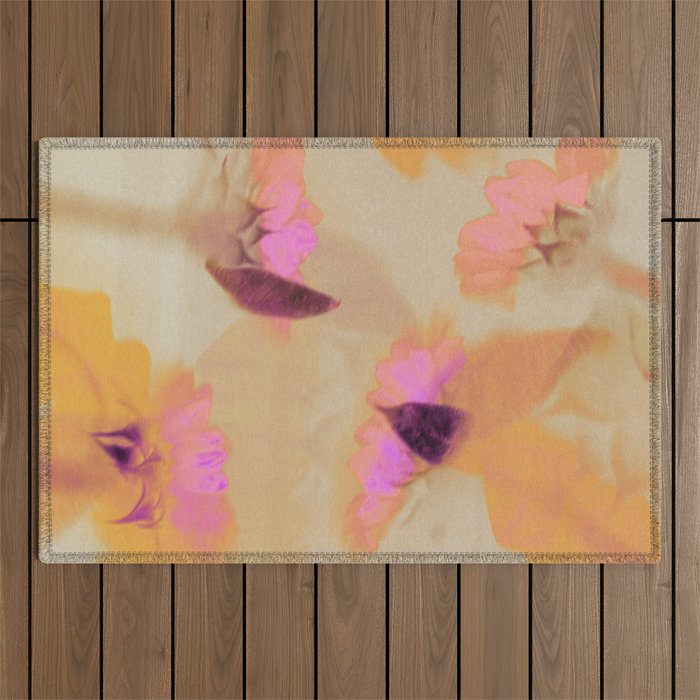 Digital Bloom #1 Outdoor Rug Gallery Image 1
