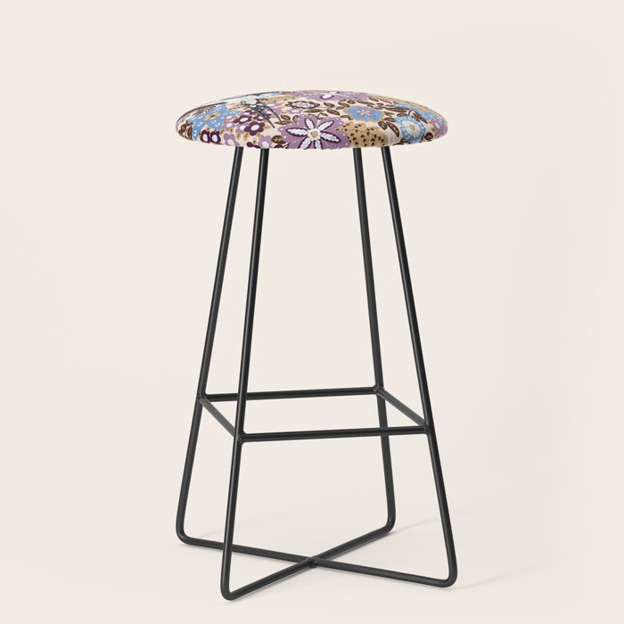 Vintage Floral Swallow Stool Gallery Image 1