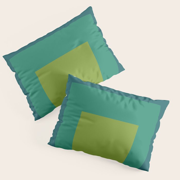 color square 16 Pillow Sham Gallery Image 3