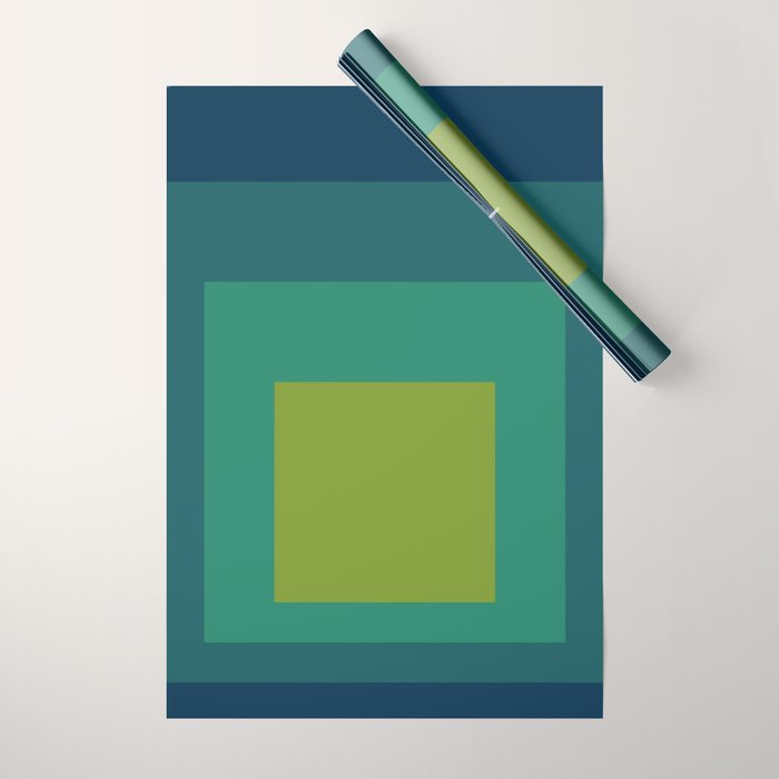 color square 16 Wrapping Paper Gallery Image 1