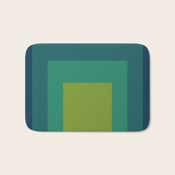 color square 16 Bath Mat Gallery Image 1