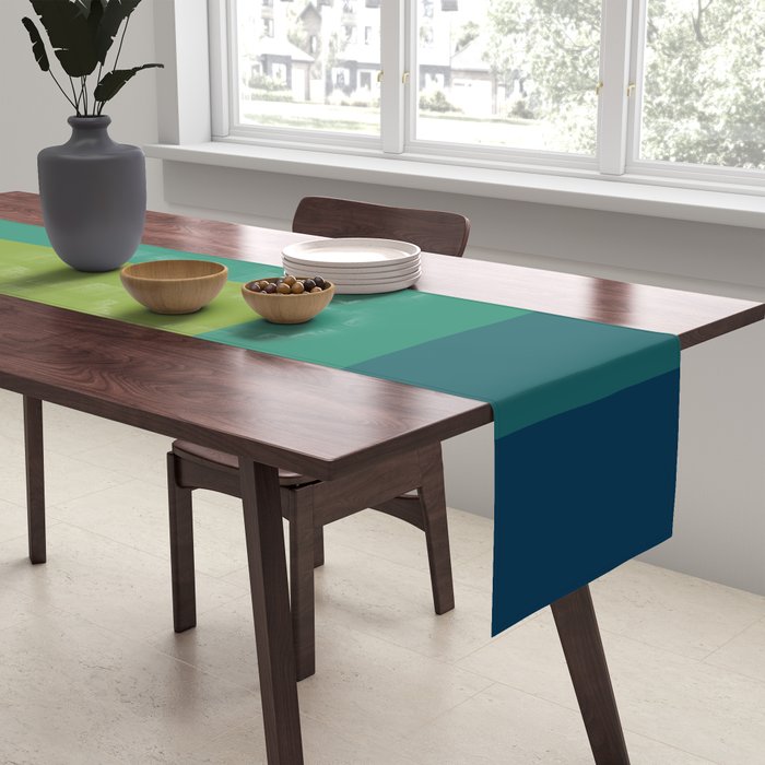 color square 16 Table Runner Gallery Image 2
