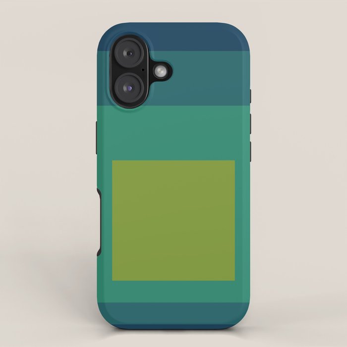 color square 16 iPhone Case Gallery Image 1