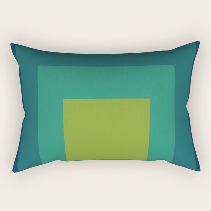 color square 16 Rectangular Pillow Gallery Image 1