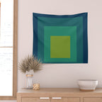 color square 16 Wall Tapestry Gallery Image 2