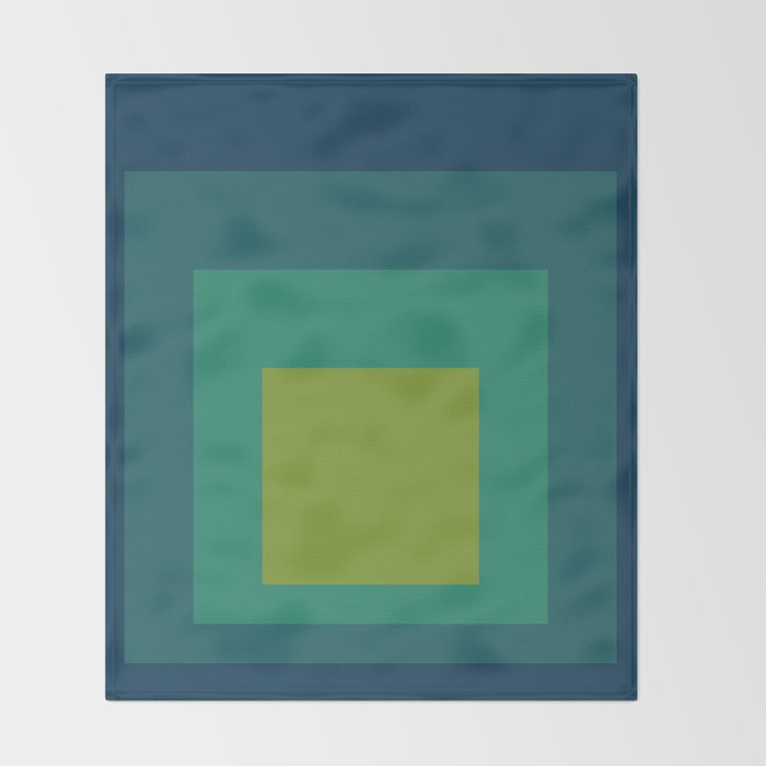 color square 16 Throw Blanket Gallery Image 2