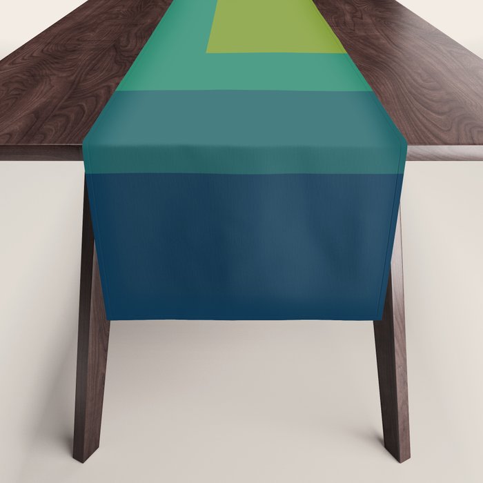 color square 16 Table Runner Gallery Image 1