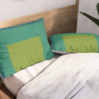 color square 16 Pillow Sham Gallery Image 2