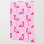 Geometric flamingo Wallpaper Gallery Image 2