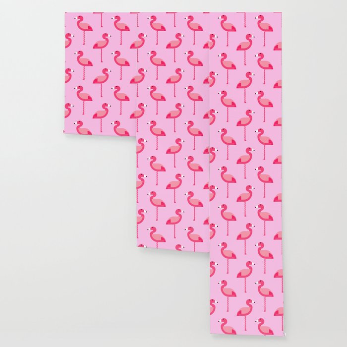 Geometric flamingo Wallpaper Gallery Image 3