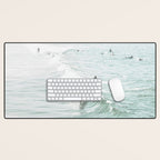 Surfer Waves Coastal Ocean Desk Mat Gallery Image 1