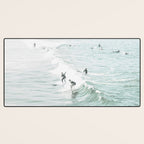 Surfer Waves Coastal Ocean Desk Mat Gallery Image 3