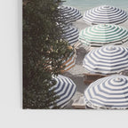 Seaside Patterns - Pastel Umbrella Coastal Print Poster Gallery Image 3