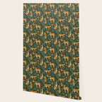 Spring Cheetah Pattern II - Lush Green Wallpaper Gallery Image 2