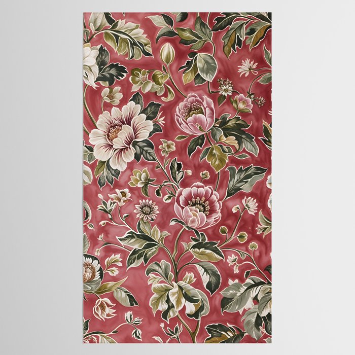 Peruvian Pink Floral Tablecloth Gallery Image 2