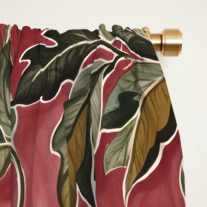 Peruvian Pink Floral Window Curtain Gallery Image 2