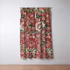 Peruvian Pink Floral Window Curtain Gallery Image 3