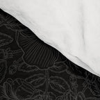 Gothic Country Rose in Black Comforter Gallery Image 4