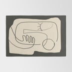 Abstract Face 4 Rug Gallery Image 2