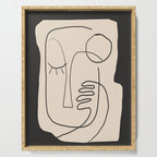 Abstract Face 4 Serving Tray Gallery Image 1