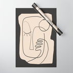 Abstract Face 4 Wrapping Paper Gallery Image 1