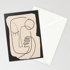 Abstract Face 4 Stationery Card Gallery Image 2