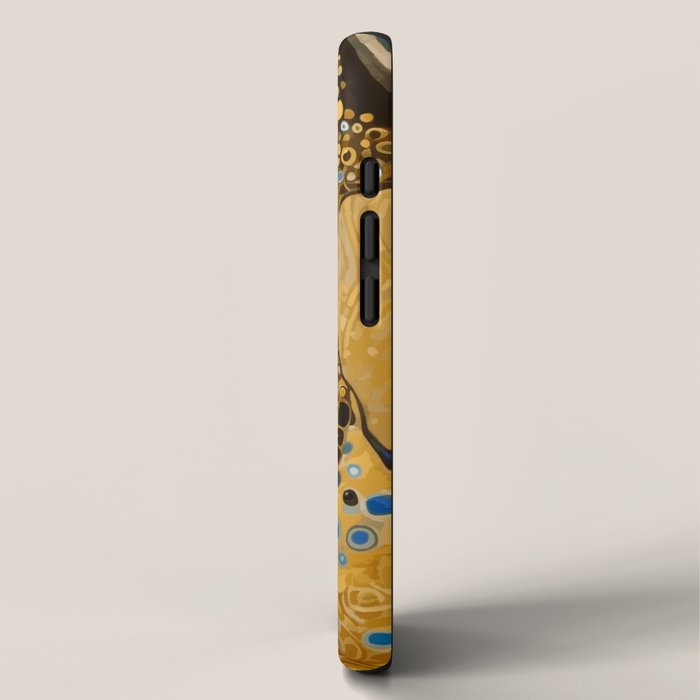 Blue and Gold Klimt Dog iPhone Case Gallery Image 2