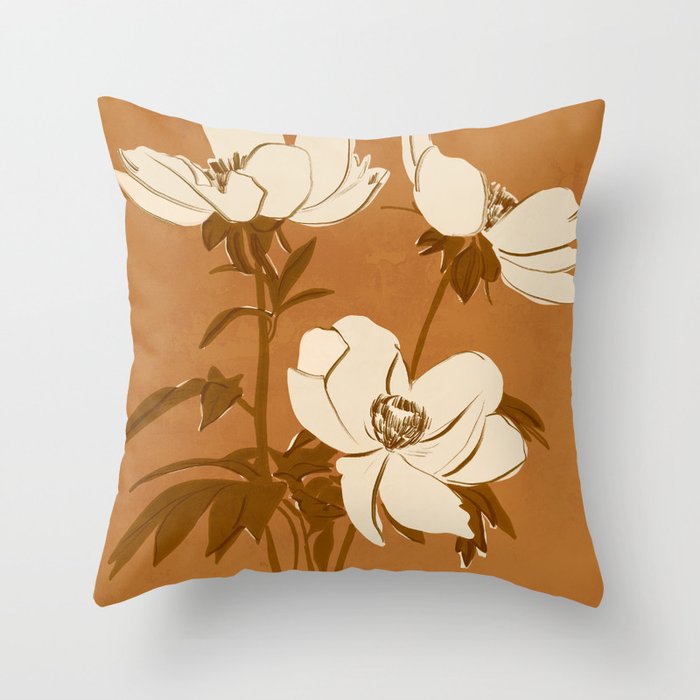 Flowers 60 Throw Pillow Gallery Image 6