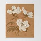 Flowers 60 Throw Blanket Gallery Image 2
