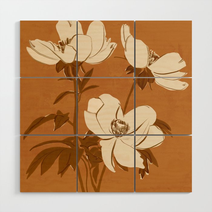 Flowers 60 Wood Wall Art Gallery Image 1