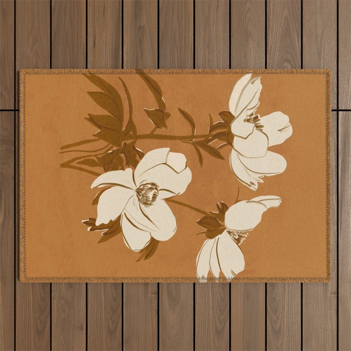 Flowers 60 Outdoor Rug Gallery Image 1