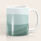 Mountain, Landscape, Green, Ombre Paintings Coffee Mug Gallery Image 1