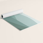 Mountain, Landscape, Green, Ombre Paintings Yoga Mat Gallery Image 2