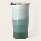Mountain, Landscape, Green, Ombre Paintings Travel Mug Gallery Image 3
