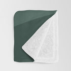 Mountain, Landscape, Green, Ombre Paintings Throw Blanket Gallery Image 3