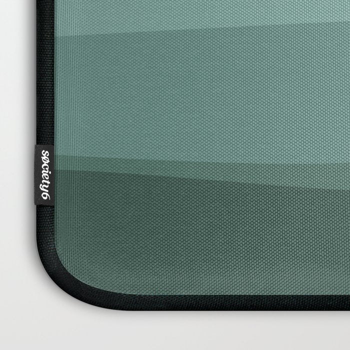 Mountain, Landscape, Green, Ombre Paintings Laptop Sleeve Gallery Image 3
