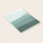 Mountain, Landscape, Green, Ombre Paintings Notebook Gallery Image 3