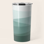 Mountain, Landscape, Green, Ombre Paintings Travel Mug Gallery Image 1